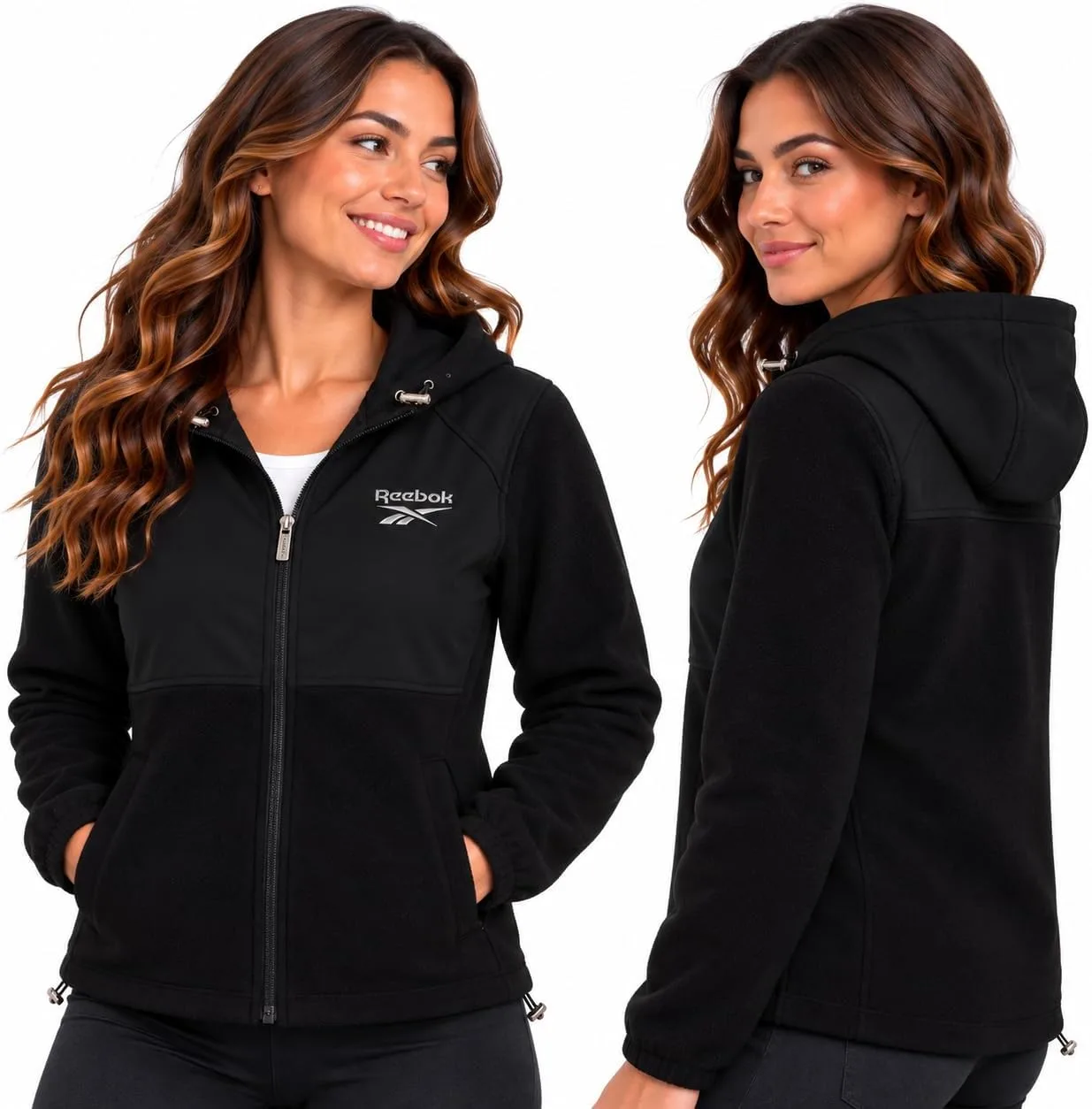 Chaqueta Reebok para mujer con capucha — imagen 2