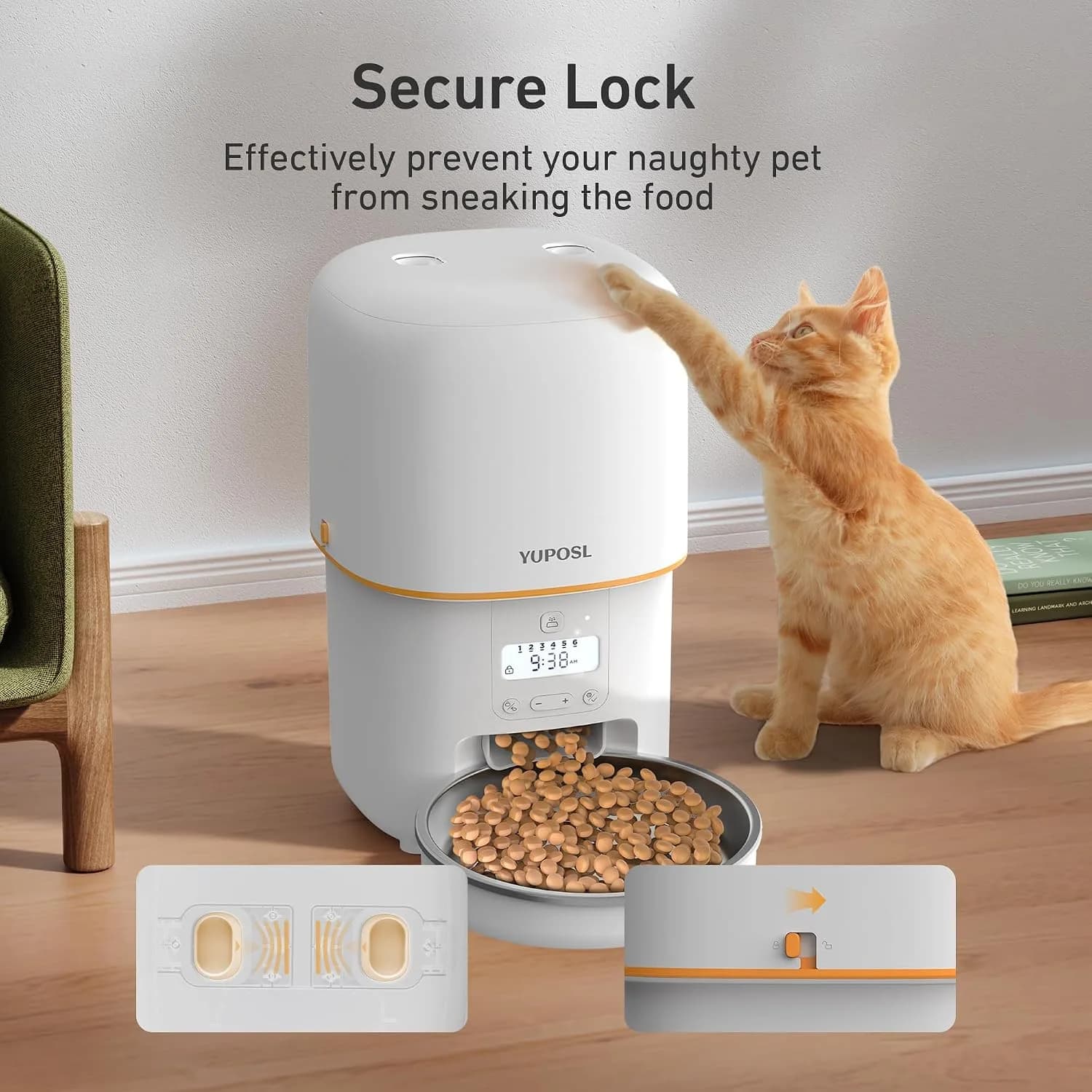 Comedero automático para gatos de 3L — imagen 3