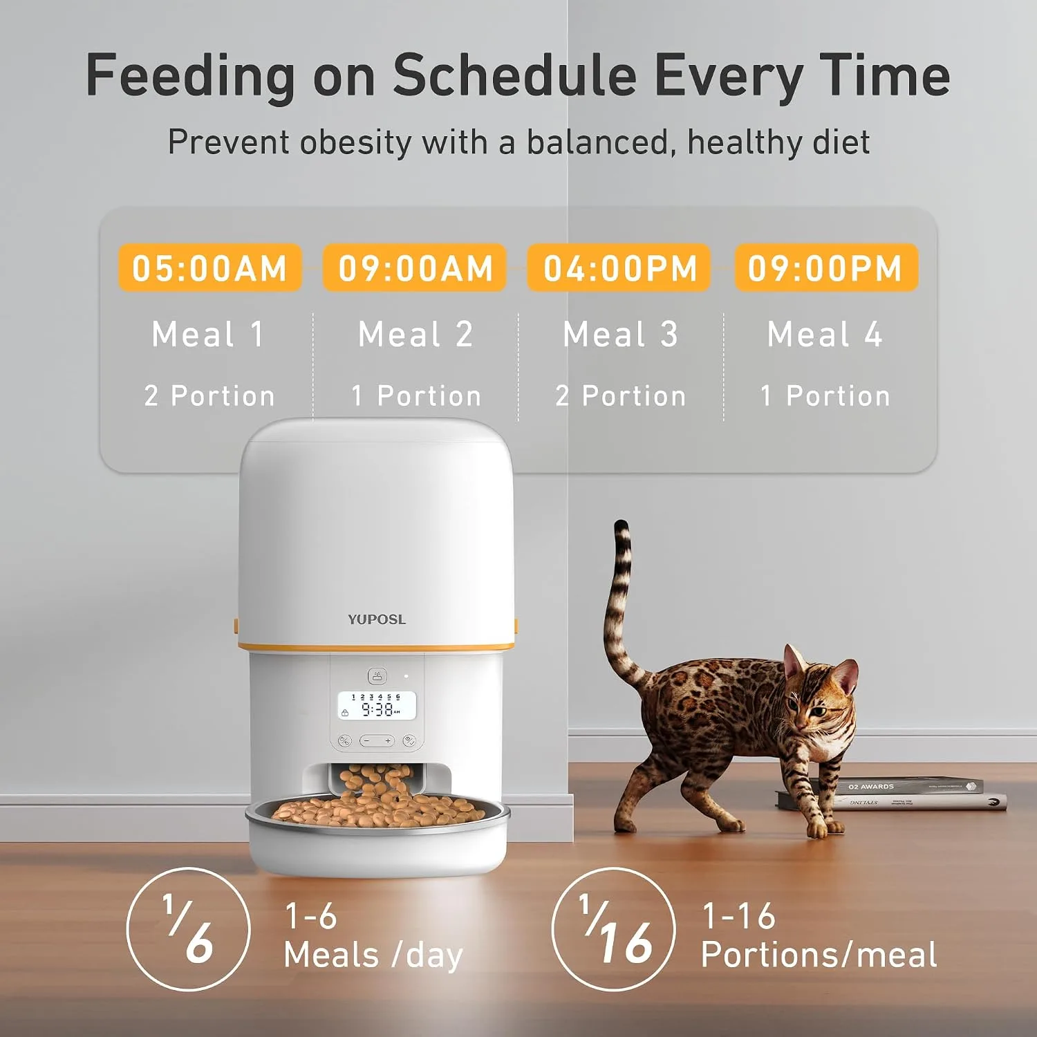 Comedero automático para gatos de 3L — imagen 2