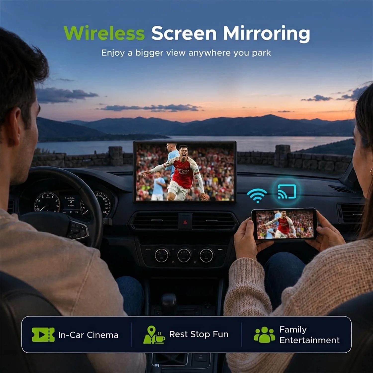 pantalla portátil para automóvil de 9 pulgadas con CarPlay — imagen 5