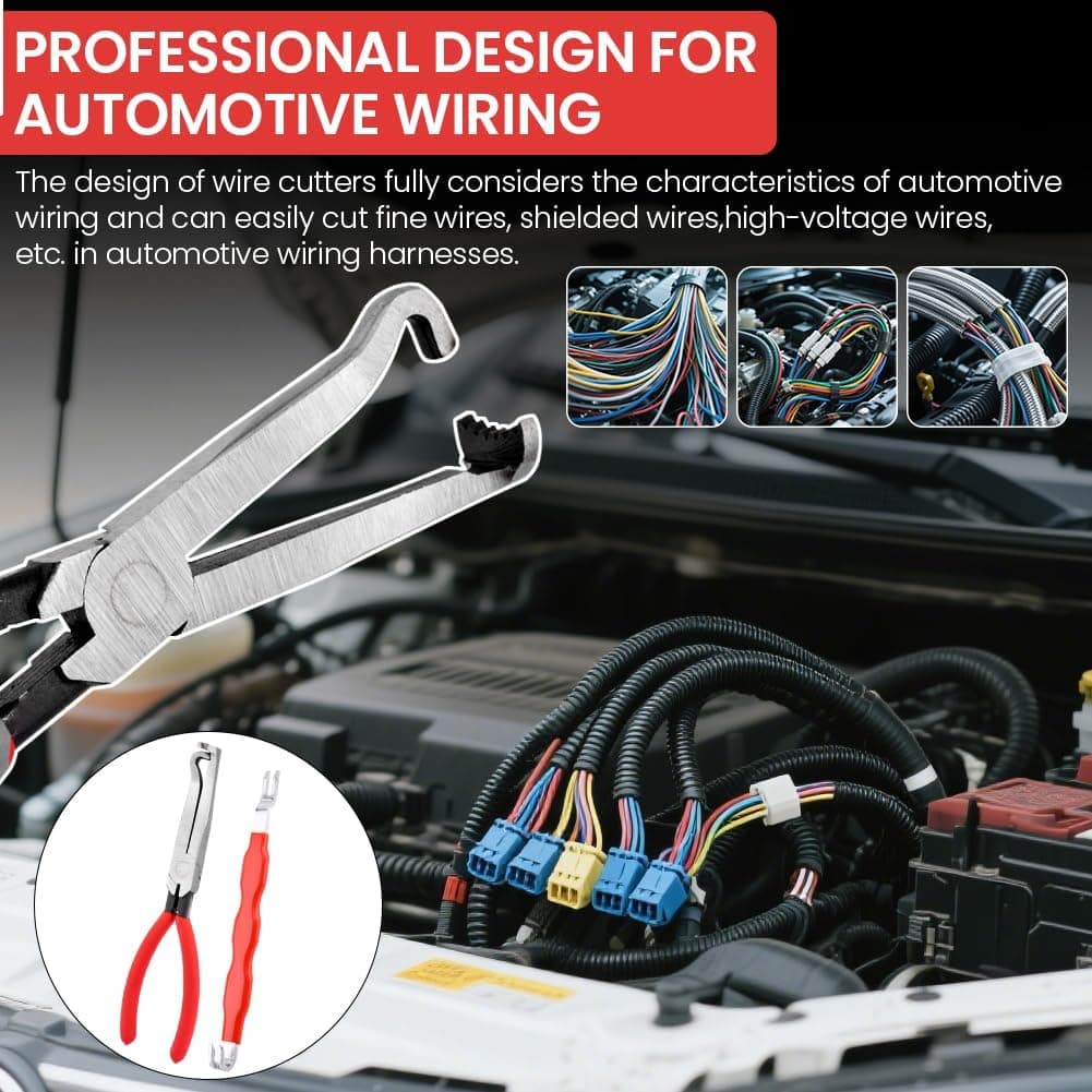 Alicates de desconexión eléctrica, herramienta de extracción de terminales de conector eléctrico automotriz Herramientas de desconexión de… — imagen 4
