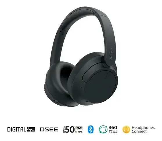 Audífonos Inalámbricos Con Noise Cancelling Wh-ch720n Color Negro — imagen 3