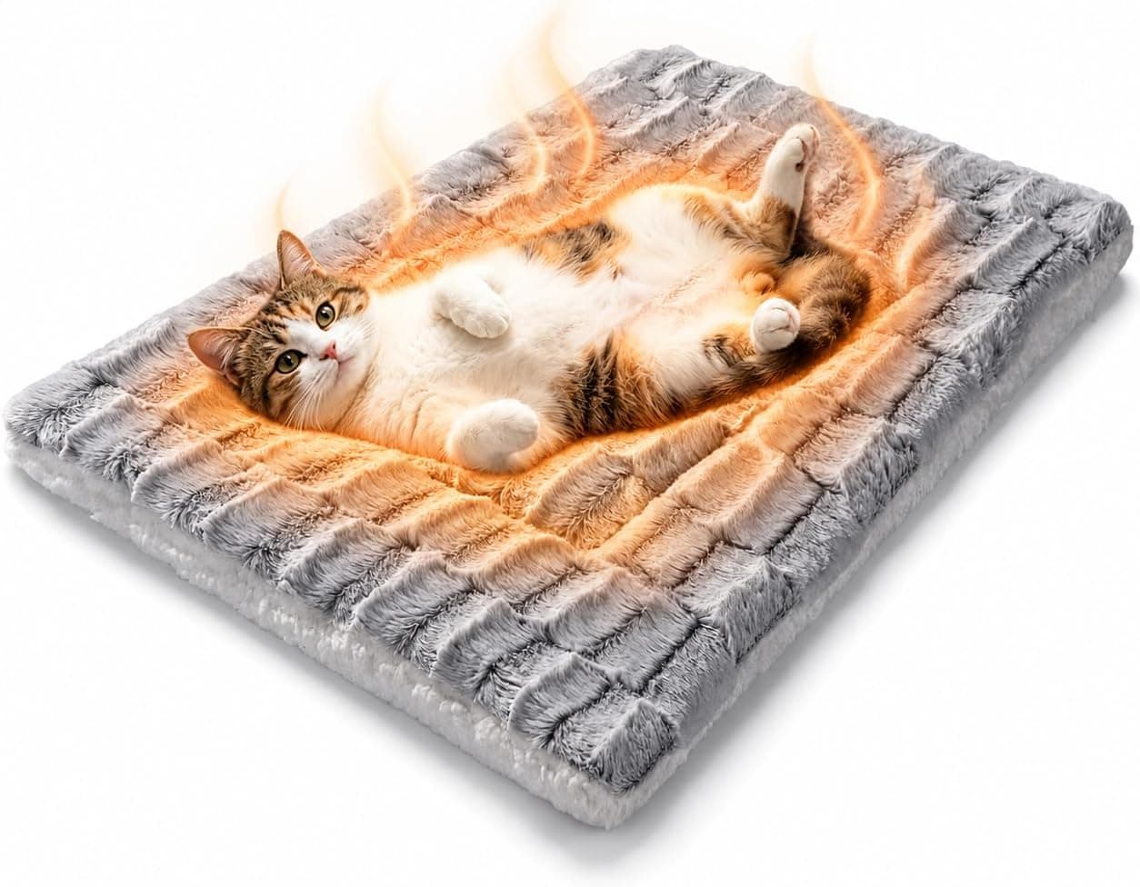 Cama autocalentable para gatos, alfombrilla térmica mejorada para — imagen 1